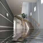 άντληση υδάτων σε διαμέρισμα στα Βριλήσσια από πλημμύρα